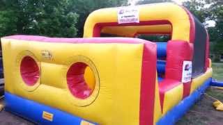 Obstacle Course from Space Walk! Bounce Houses & Moonwalks Gatesville, Tx