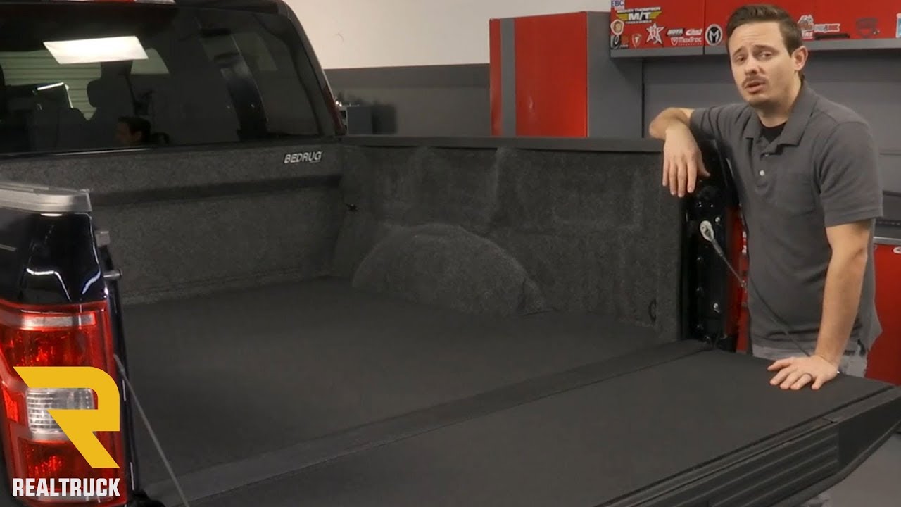 How To Install BedRug Impact Bed Liner On A 2018 Ford F-150 - YouTube