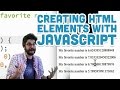 8.2: Creating HTML Elements with JavaScript - p5.js Tutorial