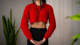 How to Crochet: EASY Cropped Sweater | Patter & Tutorial DIY