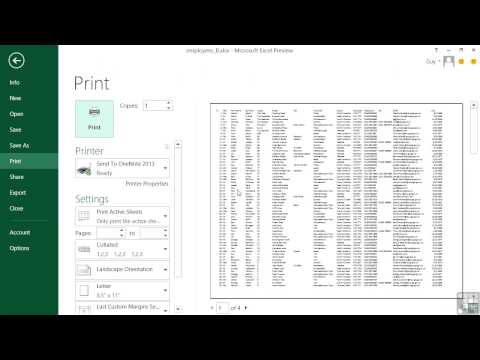 Microsoft Excel 2013 Tutorial | Paper Size, Orientation, Margins, And Scaling Options Microsoft Excel 2013 Tutorial | Paper Size, Orientation, Margins, And Scaling Options