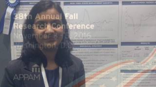 #2016APPAM Friday Poster Winner Garima Siwach