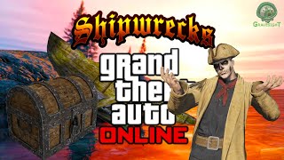 GTA Online - All 30 ShipWreck locations (How To Unlock Frontier Outfit)