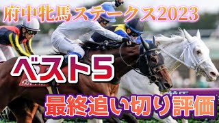 府中牝馬ステークス2023 最終追い切り評価ベスト5