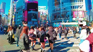 [4K] Day Walk in Sightseeing in Shibuya.  Tokyo, Japan. January, 2025