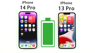 iPhone 14 Pro vs iPhone 13 Pro Battery Test | iOS 16 Battery Test