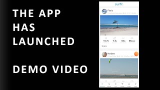 Demo of V1 of The Surfr. App