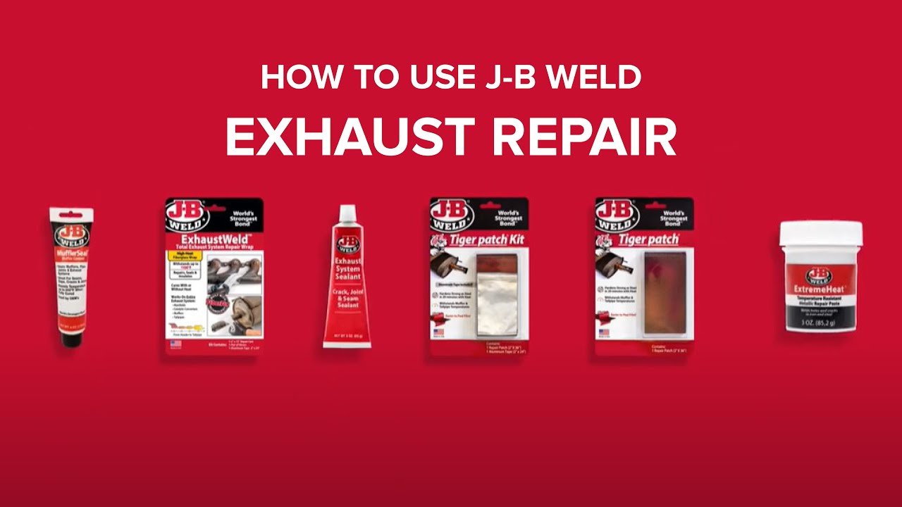 HOW TO USE J-B WELD EXHAUST REPAIR - YouTube