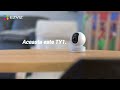 camera de supraveghere ip ezviz ty1 360 grade 1080p alb