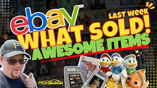 Over $600 in Sales selling on eBay in a week! | What Sold? | Sports Cards, Toys, Games SOLD!