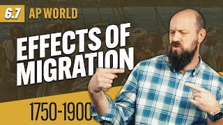 The EFFECTS of MIGRATION, Explained [AP World History Review—Unit 6 Topic 7]