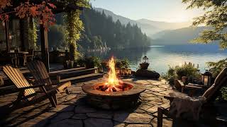 Spending Times in Cozy Lake sitting on Cozy Chair w/ Nature Sounds helps to relax, sleep, meditation