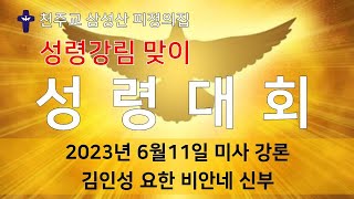 삼성산피정의집 성령대회 (2023년6월11일 미사 김인성 요한비안네 신부)