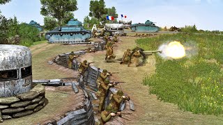 FRENCH LINE DEFENSE BATTLE - Battle of France 1940 | Gates of Hell