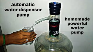water dispenser at home| homemade water dispenser #science #project #diy best dispenser machine
