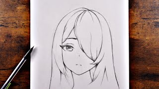 How to Draw anime Girl | Easy Anime Drawing step by step