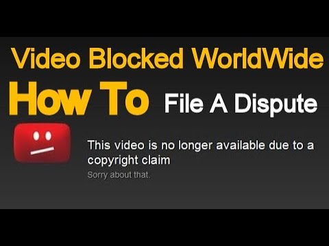 How To Remove Blocked Worldwide Copyright Claim On Video 2020