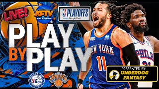 Knicks vs Sixers NBA Playoffs Game 1 Play-By-Play & Watch Along