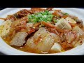 泡菜豆腐豬肉鍋 spicy kimchi pork and tofu hot pot **字幕cc eng. sub**