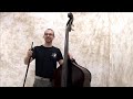 upton bass brescian model double bass demo