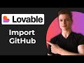 How To Import GitHub Repo To Lovable (Quick Guide)