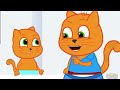 cats family in english giant catamaran cartoon for kids