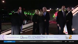 President Biden arrives in London for Queen Elizabeth II's funeral