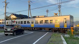 えちぜん鉄道　鷲塚針原駅近くの踏切