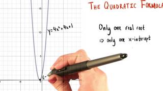Only one root - College Algebra