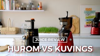 JUICE REVIEW: So sánh máy ép chậm Hurom và Kuvings | HUROM vs KUVINGS