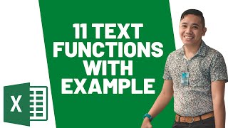 Frequently Used Text Functions in EXCEL