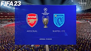 FIFA 23 | Arsenal vs Napoli - Champions League UCL - PS5 Gameplay