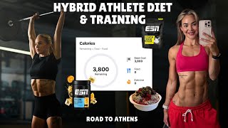 Hybrid athlete, full day of eating \u0026 training 3850 calories.