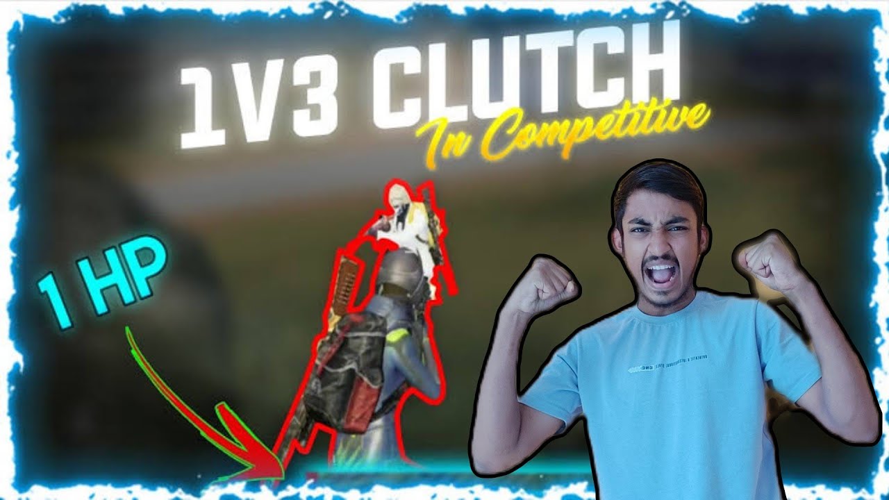 1hp 1vs3 Clutch Bgmi Gameplay Youtube