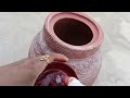 जुन्या पाण्याचा माठाला नवीन कसे बनवायचे how to convert old water pot into new