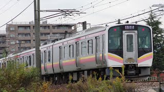 信越本線快速新潟行き【4K】E129系B22編成3481M