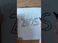 Happy new year 2025#easyartcreator #easydrawing #easy