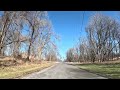 36 minute 4k video january thaw cycling ride in neighborhoods of prince william county virginia