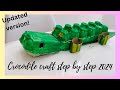 How to make a crocodile out of an egg box 2024