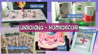 UNBOXING PERINTILAN SHABBY - HOMEDECOR PINK #108