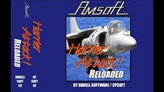 Harrier Attack Reloaded - An enhanced classic for the Amstrad CPC Plus by Chris Perver