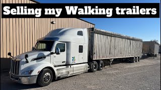 Selling my trailers and downsizing the fleet, optimistic about the future ♦️🤞❄️🤷‍♂️🚛😂