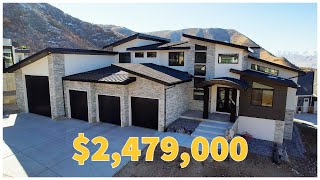 Tour this gorgeous custom home with over 8000 square feet in Draper, Utah!