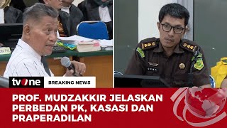 JPU Cecar Sejumlah Pertanyaan ke Prof. Mudzakkir soal Novum PK Saka Tatal | Breaking News tvOne