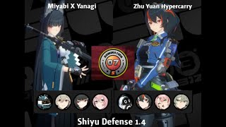 NEW Shiyu Defense Stage 7 | Miyabi \u0026 Yanagi | Zhu Yuan Hypercarry ZZZ 1.4