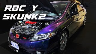 Prueba de potencia con admisión K20Z3 RBC  vs Skunk2 Pro en motor K20Z3 stock!!!