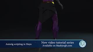 Autorig scripting tutorial in Maya