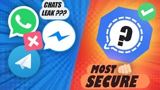 THE MOST SECURE MESSAGING APP EVER || Security first