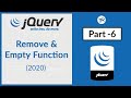JQUERY REMOVE AND EMPTY FUNCTION (2020)