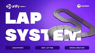 Lap System - checkpoints, Timer, wrong way alert | Unity tutorial